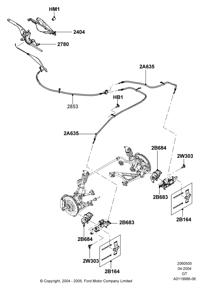 05 - Parking Brake; 30/JUN/2004-30/SEP/2006