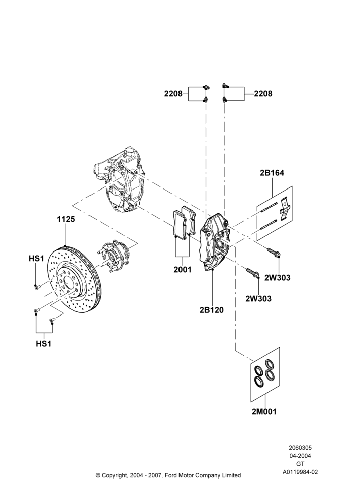 05 - Front Brake Discs and Calipers; 30/JUN/2004-30/SEP/2006