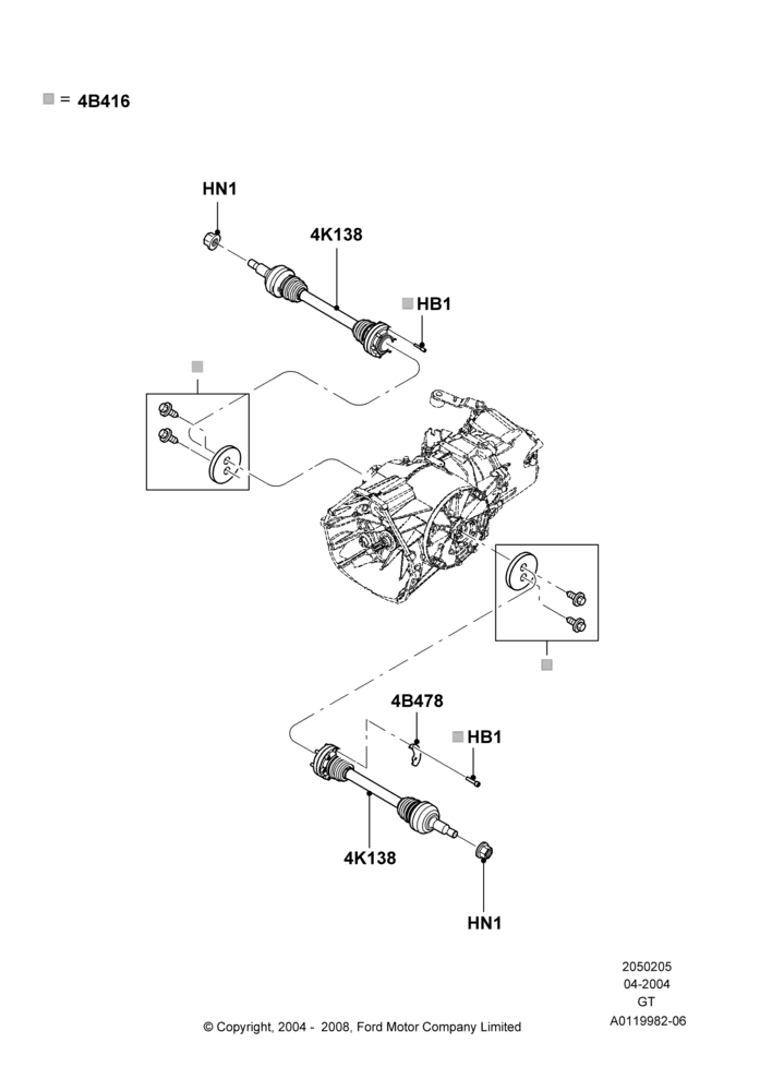 05 - Rear Axle; 30/JUN/2004-30/SEP/2006