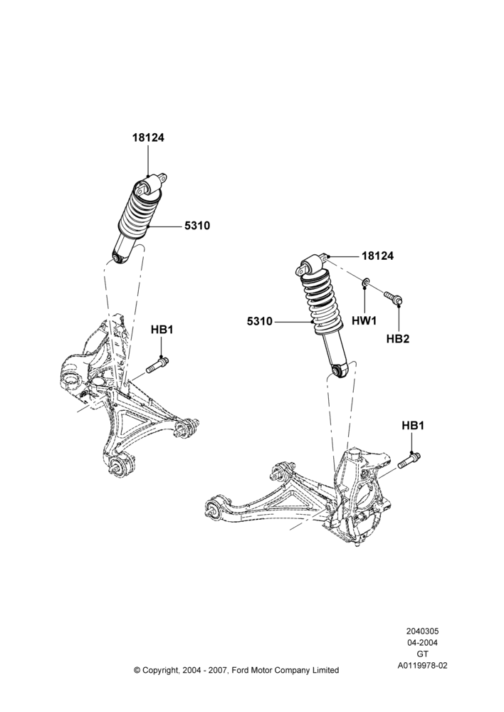 05 - Front Suspension Struts and Springs; 30/JUN/2004-30/SEP/2006