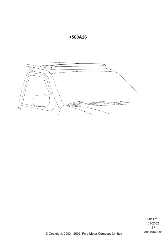 10B - Sliding Roof Mechanism and Controls, (+)"CDN/USA", Power Tilt/Slide Sun Roof, Accessory, With Deflector; 18/MAR/2002-30/JUN/2017