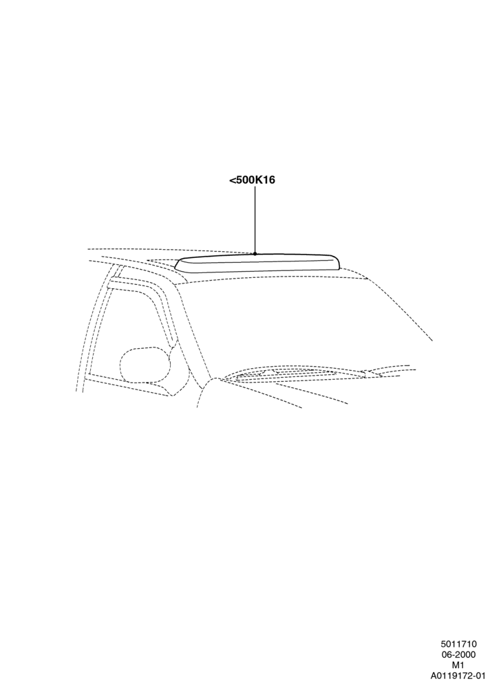 10C - Sliding Roof Mechanism and Controls, (+)"CDN/USA", With Tilt & Slide Sunroof, Accessory, With Deflector; 12/JUN/2000-01/MAY/2006