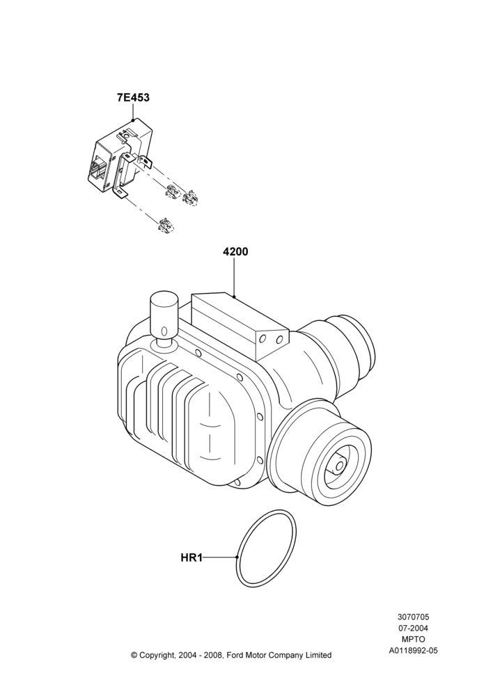 05C - Transfer Drive Case, 4WD, 5 Speed Manual Transmission; 12/JUN/2000-01/MAY/2006