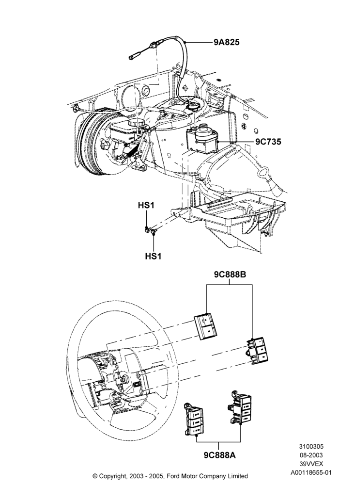 05 - Speed Control, 3.9L OHV EFI NA V6 GAS; 25/AUG/2003-02/JAN/2007