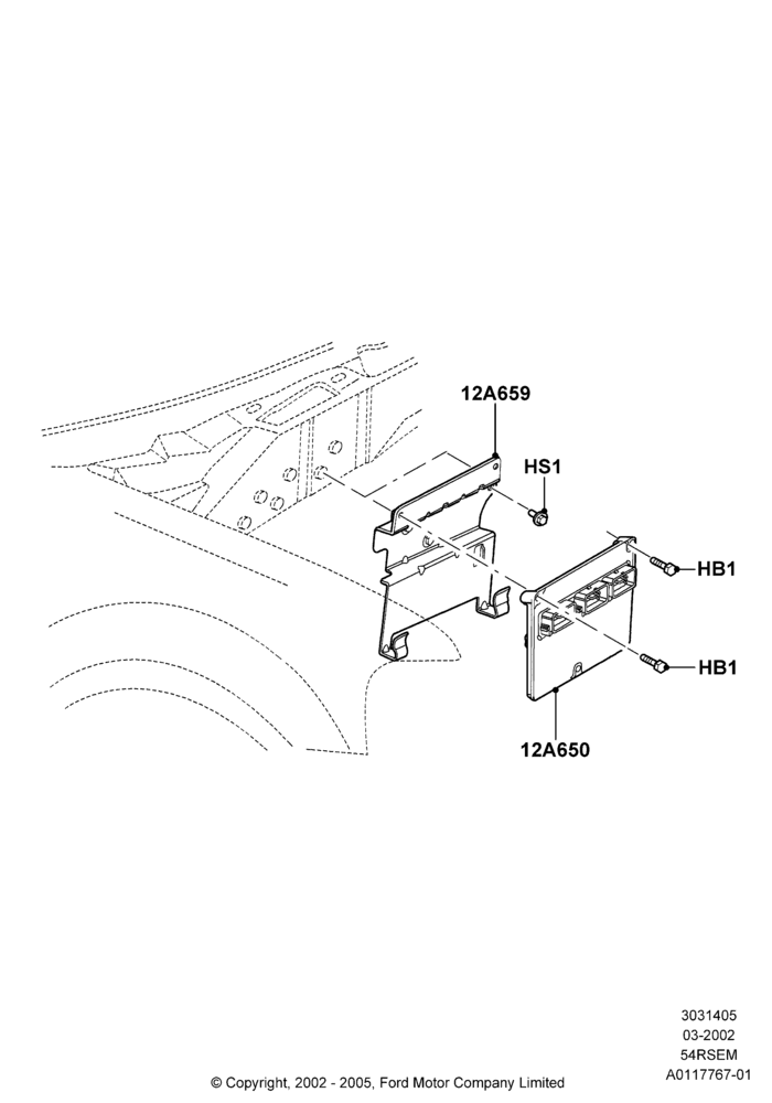 05B - Engine Modules and Sensors, (-)"CDN/MEX/USA", 5.4L Modular SOHC V8; 18/MAR/2002-02/AUG/2004