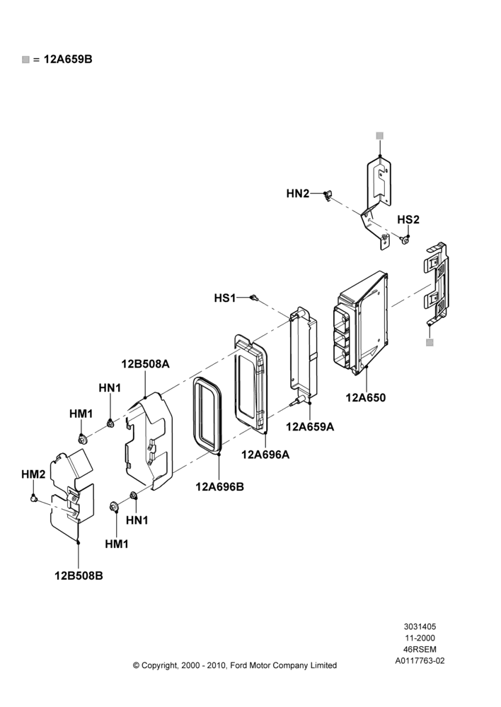 05D - Engine Modules and Sensors, (-)"CDN/MEX/USA", Romeo 4.6 SOHC EFI; 13/NOV/2000-04/AUG/2003