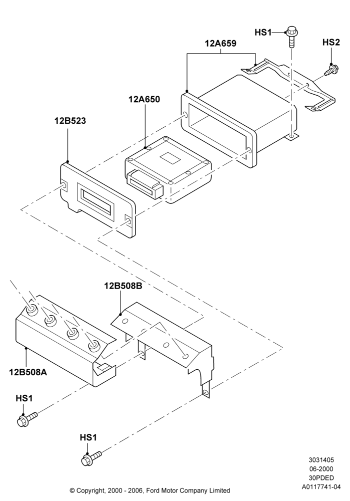 05B - Engine Modules and Sensors, (-)"CDN/MEX/USA", 3.0 V6 24V DOHC EFI Modular; 12/JUN/2000-01/MAY/2006
