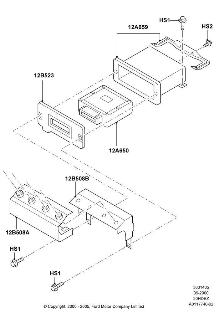 05B - Engine Modules and Sensors, (-)"CDN/MEX/USA", Zetec 2.0 16V EFI; 12/JUN/2000-22/DEC/2003
