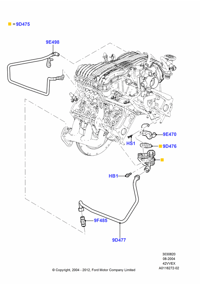 Exhaust Gas Recirculation, 4.2L V6 12v OHV EFI