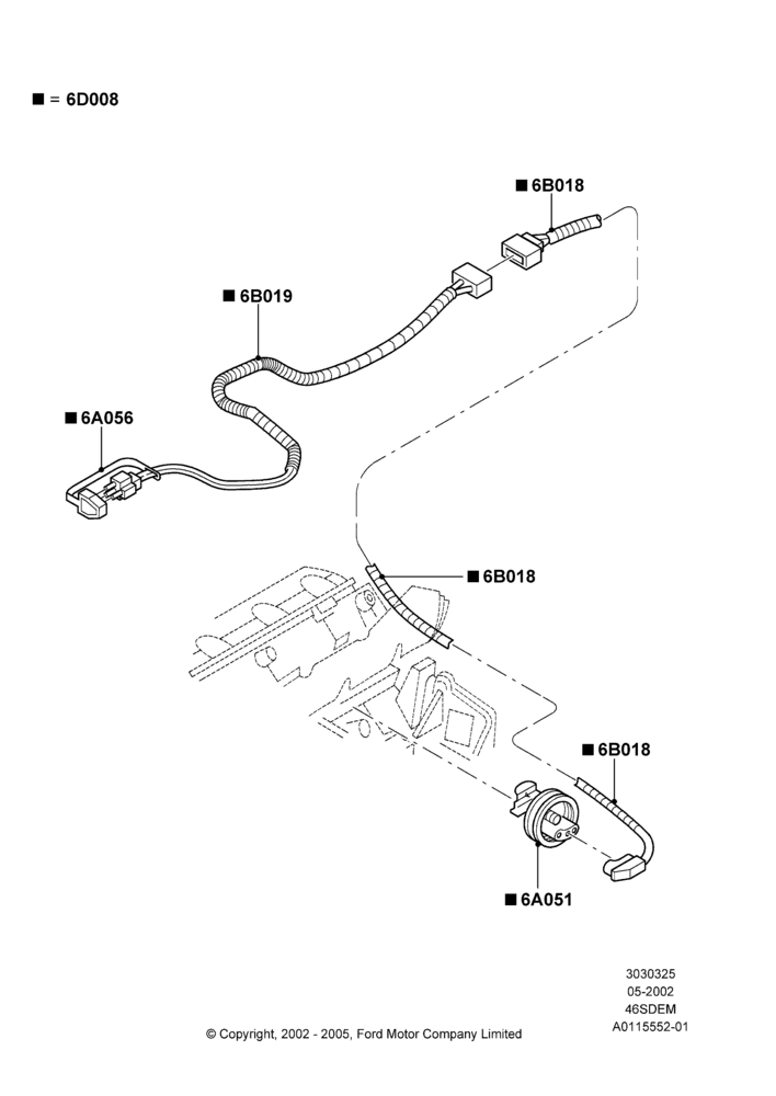 Engine Heater, 4.6 DOHC EFI S/C, Cobra