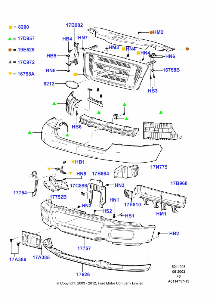 Radiator Grille and Front Bumper, Ford 150 Series, Norfolk Plant Build