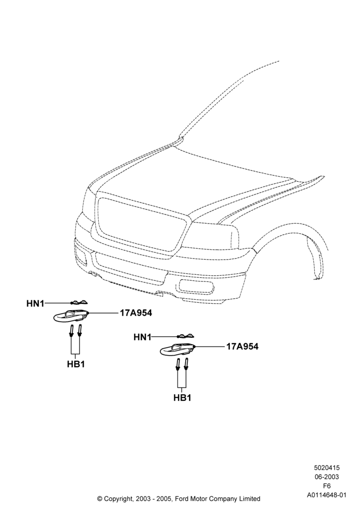 15 - Front Towing Equipment; 02/JUN/2003-23/DEC/2014