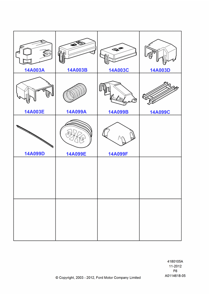 05A - Wiring Covers, Page A; 02/JUN/2003-23/DEC/2014