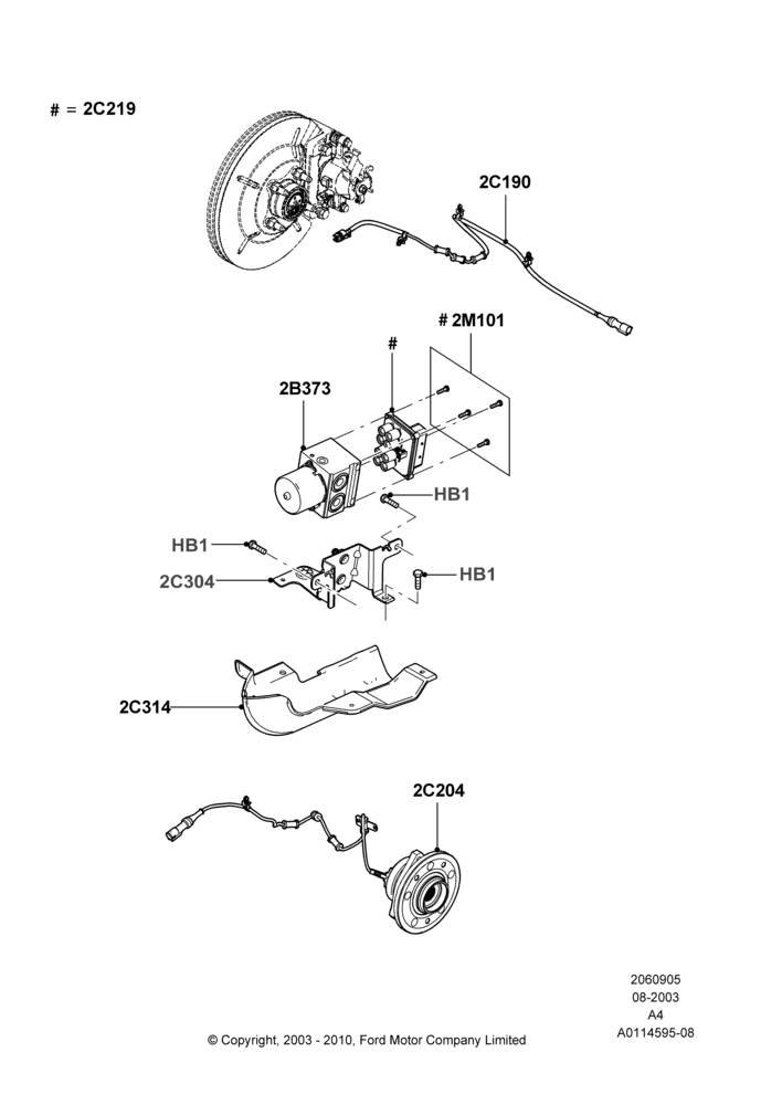 05 - Anti-Lock Braking System; 25/AUG/2003-02/JAN/2007