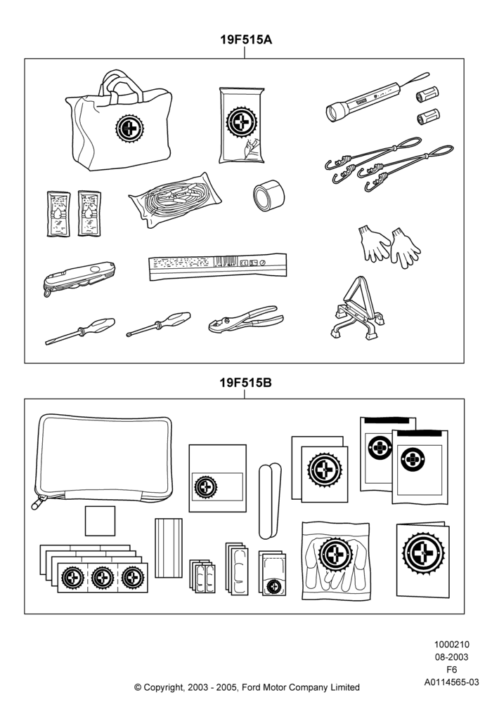 10A - Emergency and Safety Equipment; 02/JUN/2003-08/AUG/2005