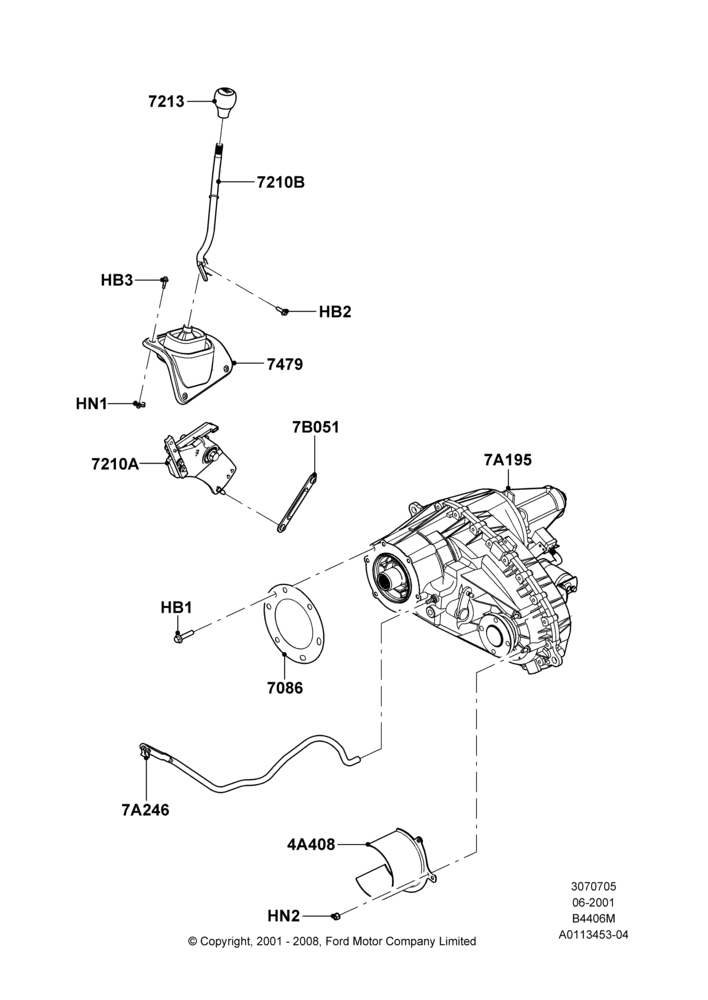 05 - Transfer Drive Case, With Manual Transfer Case; 02/JUN/2003-18/AUG/2008