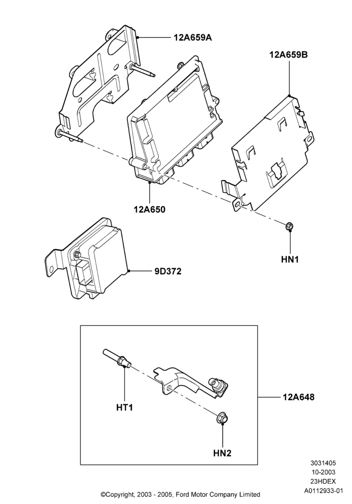 05A - Engine Modules and Sensors, 2.3L Duratec-HE (145PS) - MI4; 04/SEP/2003-27/AUG/2007