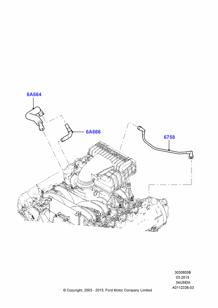 05B - Emission Control - Crankcase, 5.4L 3V V8; 02/JUN/2003-18/AUG/2008