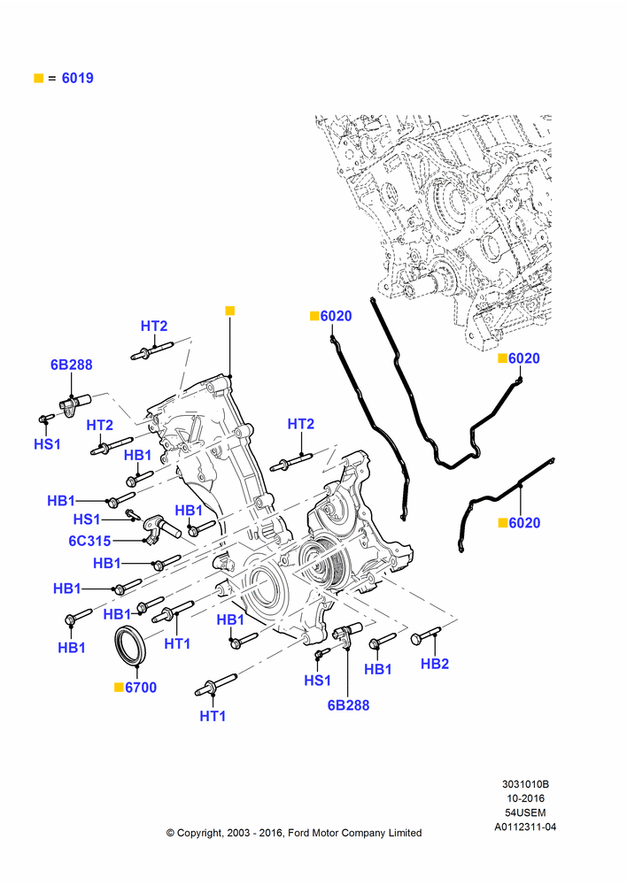 Timing Gear Covers, 5.4L 3V V8