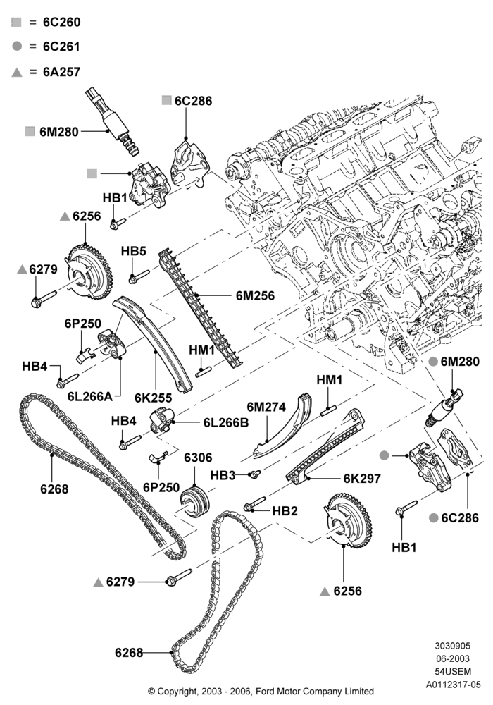 Timing Gear, 5.4L 3V V8