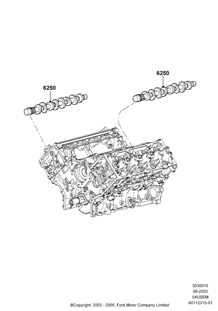 Camshaft, 5.4L 3V V8