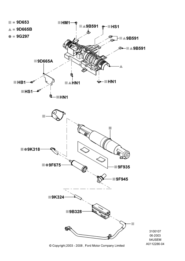 07B - Fuel Vapour System, 5.4L 3V V8; 02/JUN/2003-04/DEC/2006