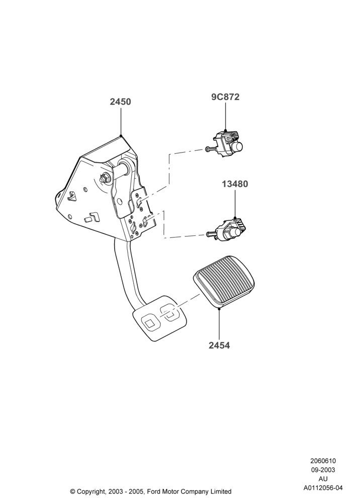 10A - Brake and Clutch Controls, Automatic Transmission; 04/SEP/2003-27/AUG/2007