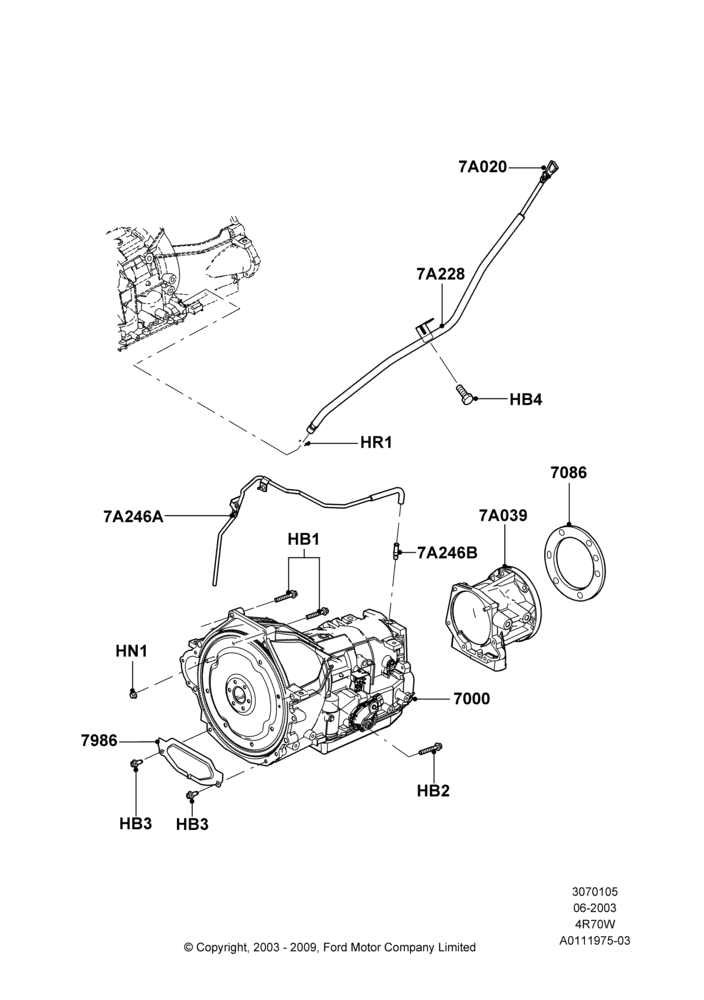 05C - Auto Trans Assy & Speedometer Drive, 4R70/4R75 W/E 4 Speed Trans, 4WD; 02/JUN/2003-23/DEC/2014