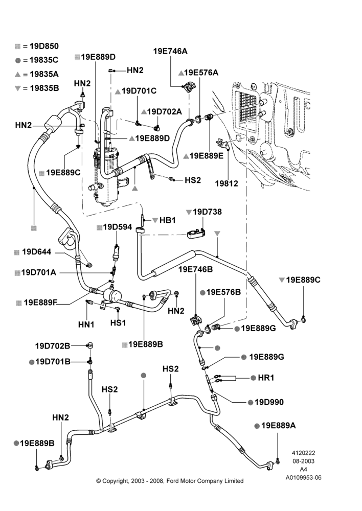 22 - Air Conditioning System; 25/AUG/2003-02/JAN/2007