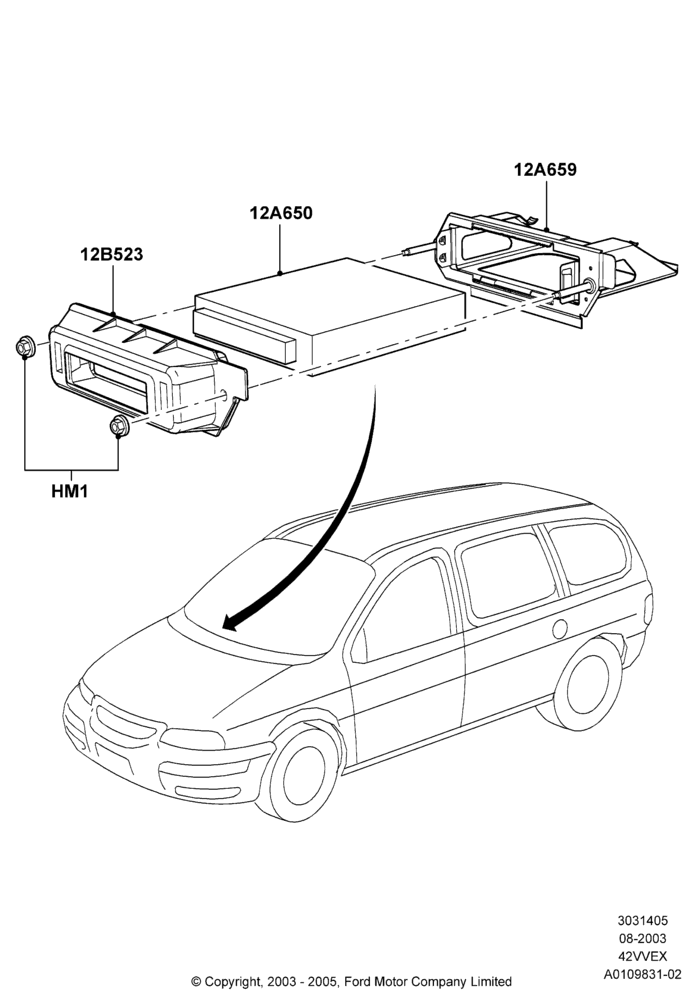 05A - Engine Modules and Sensors, (+)"CDN/MEX/USA", 4.2L V6 12v OHV EFI; 25/AUG/2003-02/JAN/2007