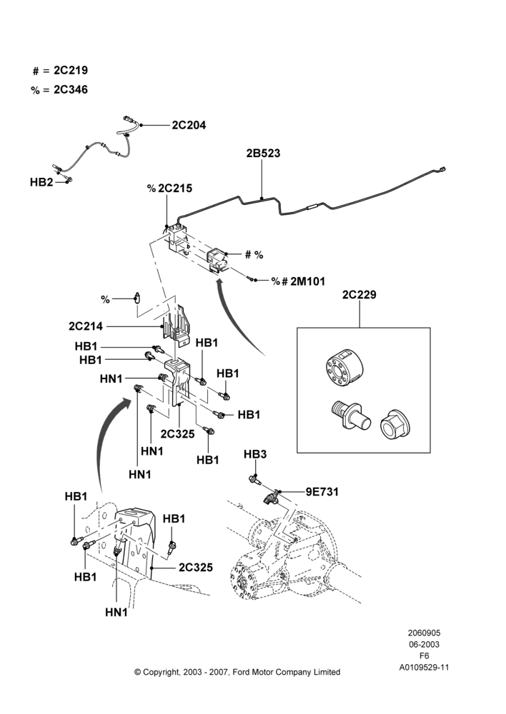 05A - Anti-Lock Braking System; 02/JUN/2003-13/AUG/2007