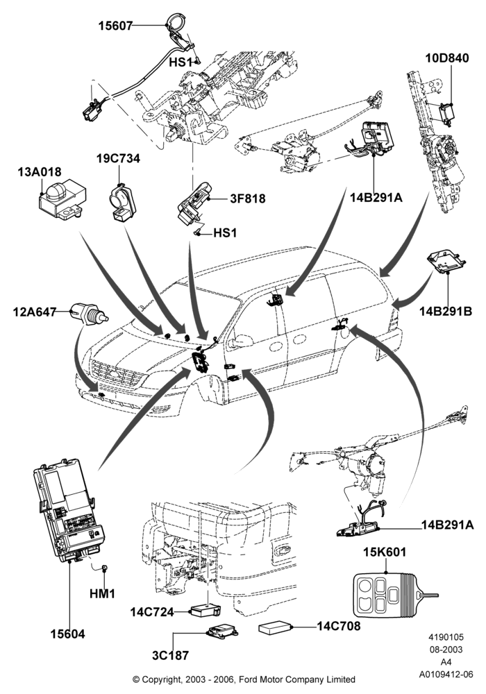 05 - Vehicle Modules and Sensors; 25/AUG/2003-02/JAN/2007