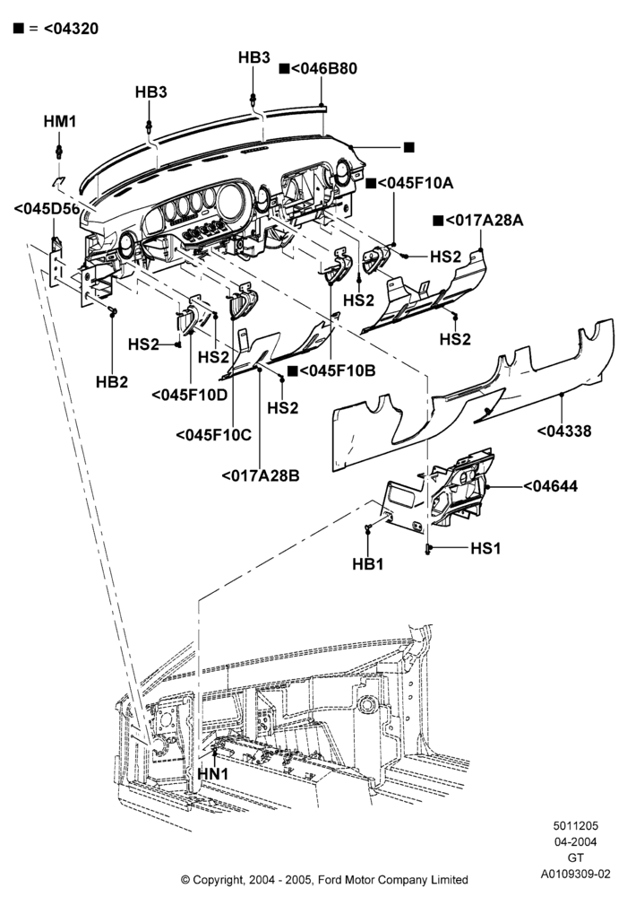 05 - Instrument Panel; 30/JUN/2004