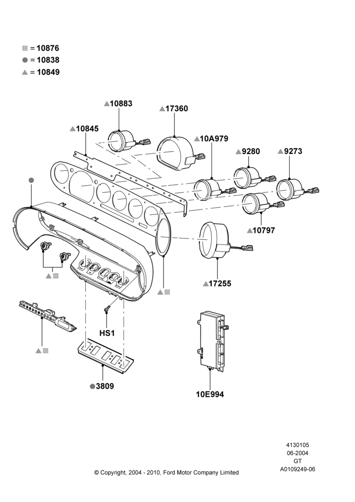 05 - Instrument Cluster; 30/JUN/2004