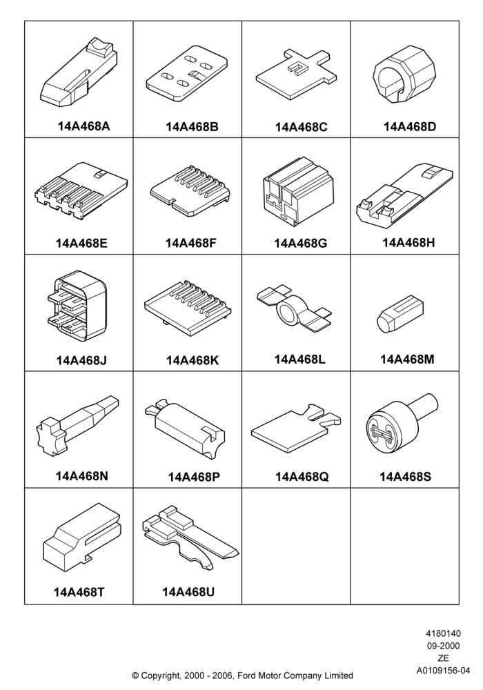 40C - Wiring Connectors, Page C, Spacer; 18/SEP/2000-12/MAY/2004
