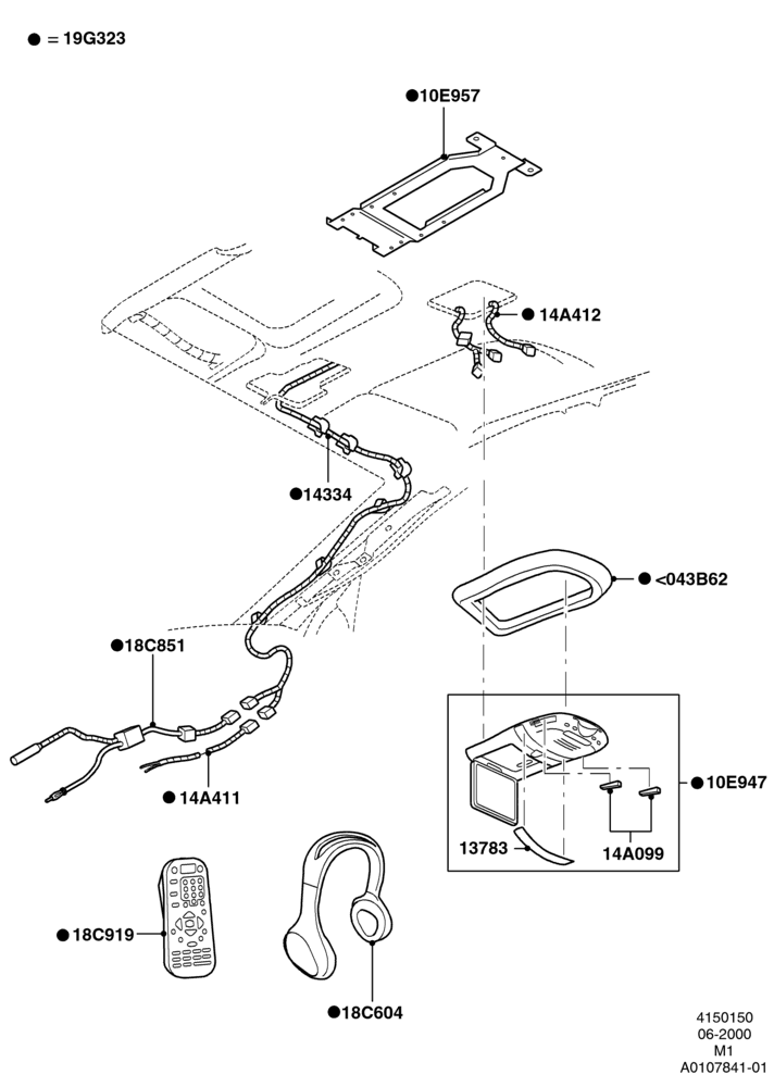 50 - Family Entertainment System, (+)"CDN/USA", Less Sun Roof, Accessory Fit; 12/JUN/2000-01/MAY/2006