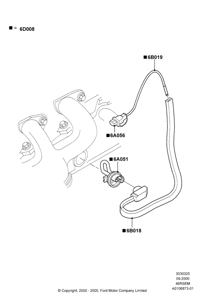 Engine Heater, 4.6 SOHC EFI, GT
