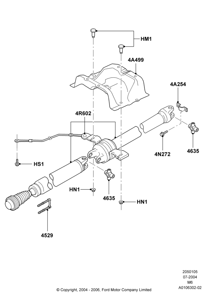 Drive Shaft - Rear Axle Drive