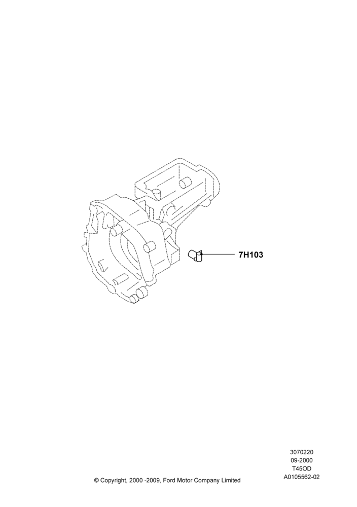 Transmission Modules and Sensors, 5 Speed Manual (T450D)