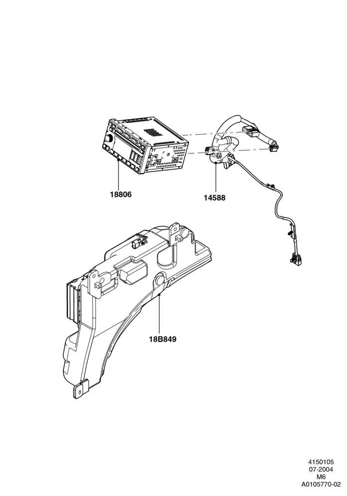 05A - Audio Equipment - Original Fit, Less Navigation System; 26/JUL/2004-01/MAY/2006