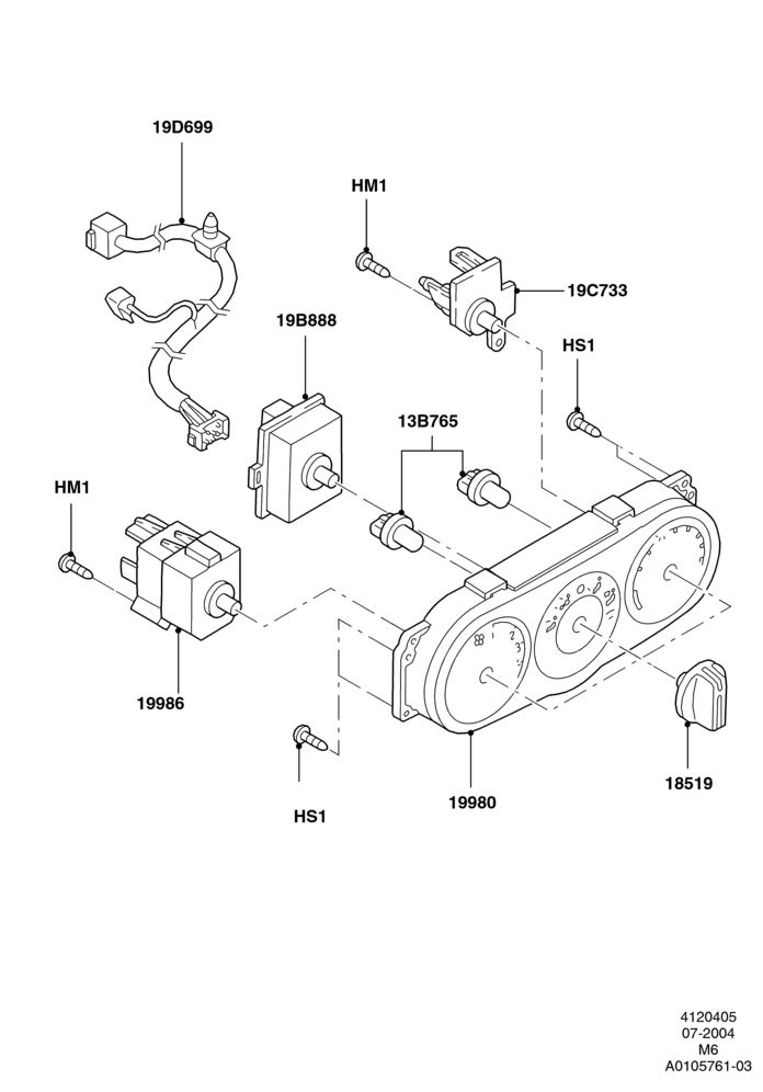 05 - Heater & Air Conditioning Controls; 26/JUL/2004-01/MAY/2006