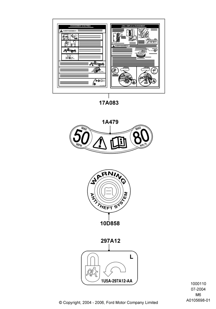 10 - Decals; 26/JUL/2004-01/MAY/2006