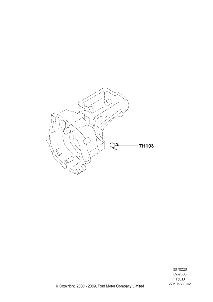 Transmission Modules and Sensors, T5OD 5-Speed Manual Transmission