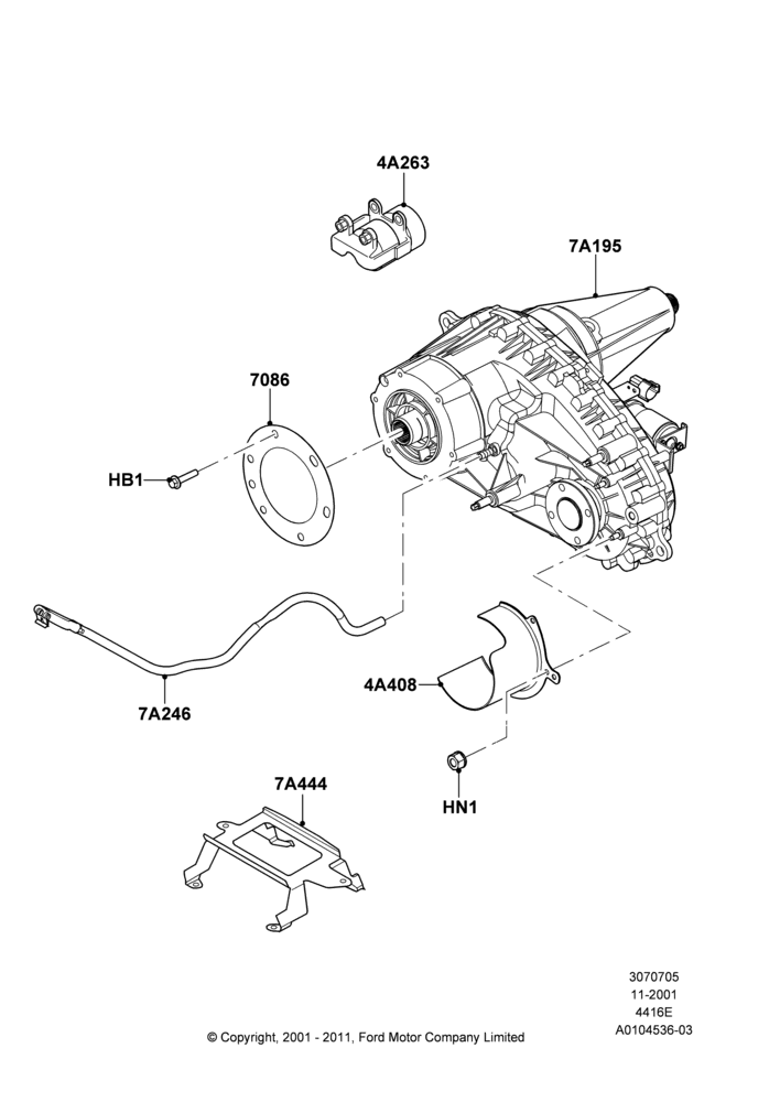 05 - Transfer Drive Case; 18/MAR/2002-02/AUG/2006