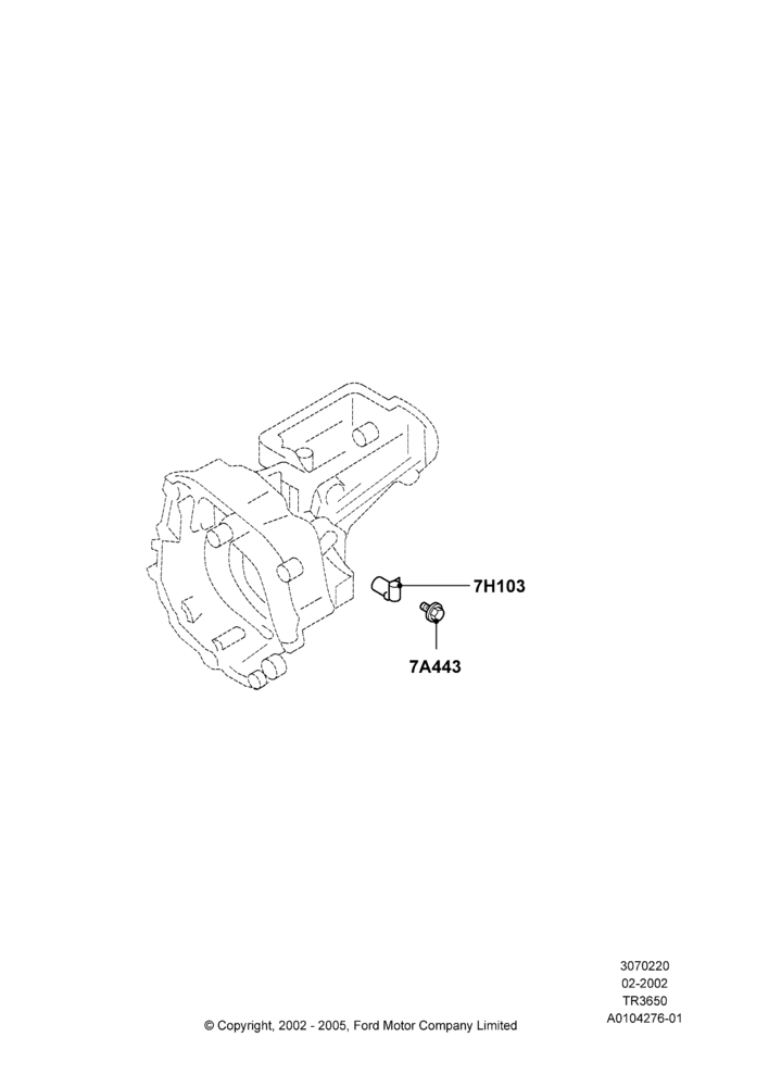 Transmission Modules and Sensors, TR3650 5-Speed Manual Transmission