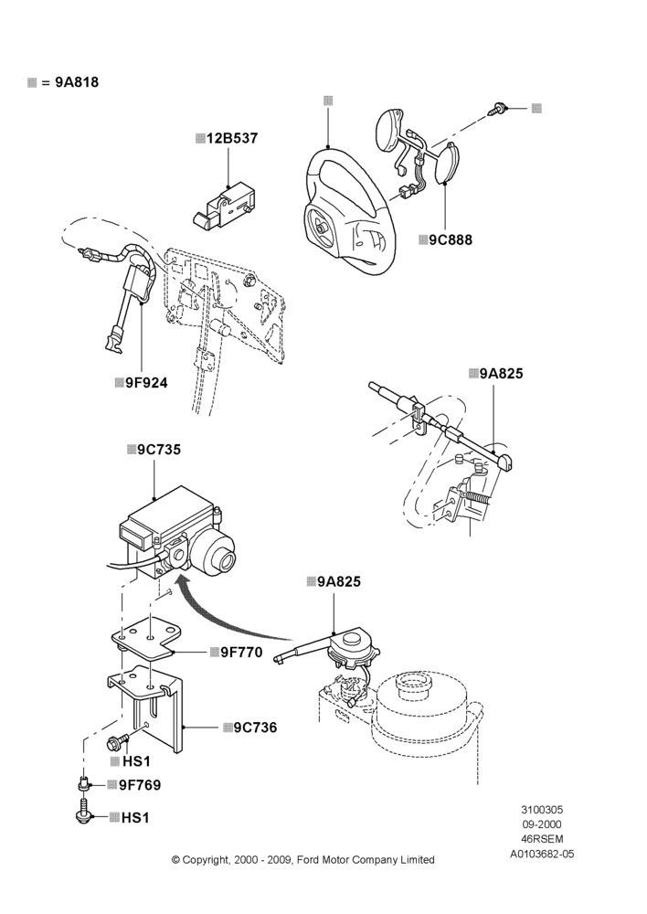 05A - Speed Control, 4.6 SOHC EFI, GT; 18/SEP/2000-12/MAY/2004