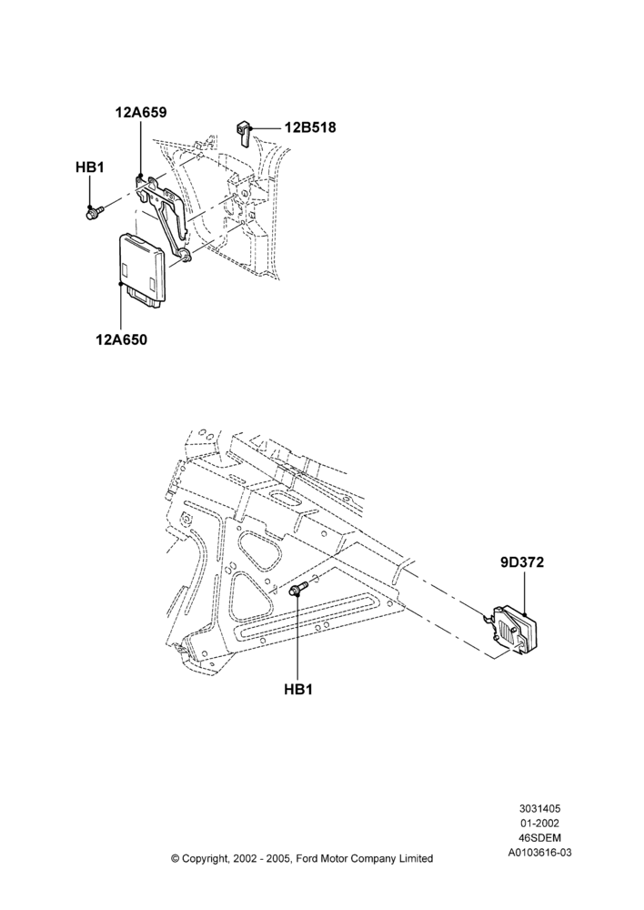 05A - Engine Modules and Sensors, 4.6L DOHC V8 EFI, Cobra; 18/SEP/2000-05/SEP/2001