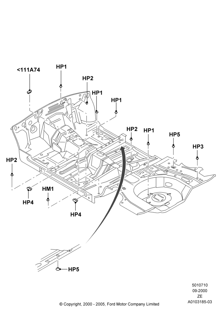 10 - Plugs - Floor Pan; 18/SEP/2000-12/MAY/2004