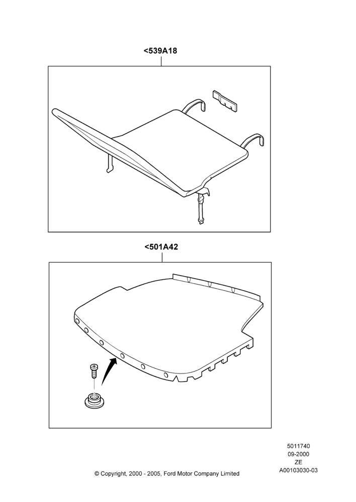 40 - Tonneau Cover; 18/SEP/2000-12/MAY/2004