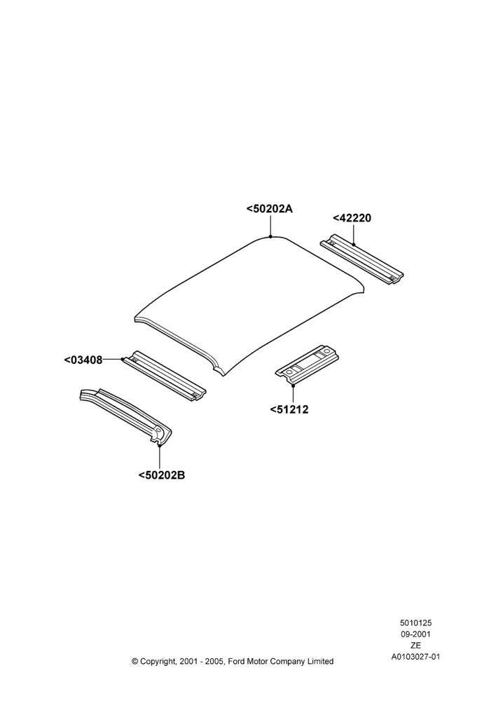 25 - Roof - Sheet Metal; 18/SEP/2000-12/MAY/2004